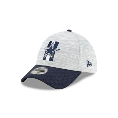 Dallas Cowboys Gorra | New Era Official NFL Training 39thirty Stretch Fit Cap Mexico - Azules